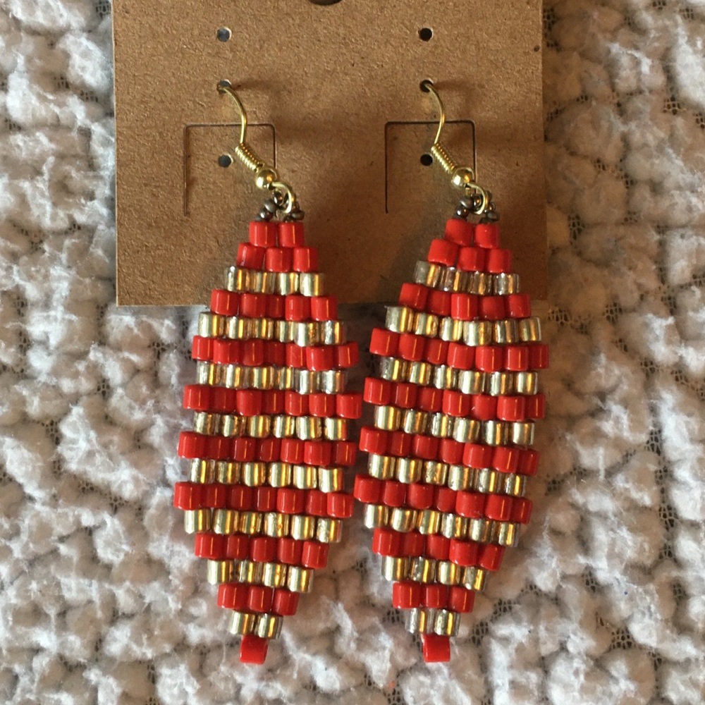 Vibrant Beaded Earrings